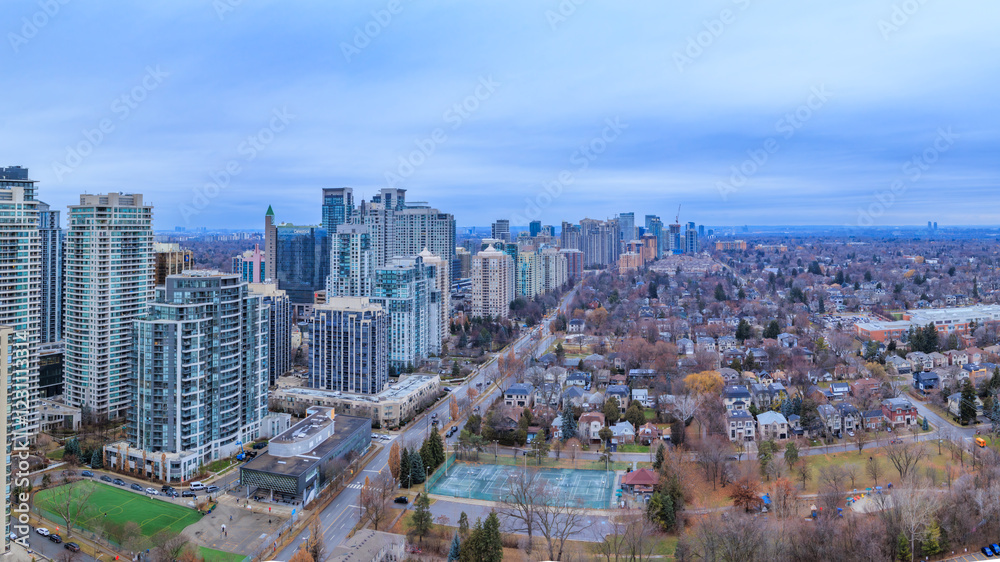 Naklejka premium Toronto Skyline