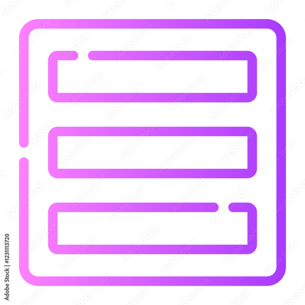 row layout Line Gradient Icon row layout Line Gradient Icon