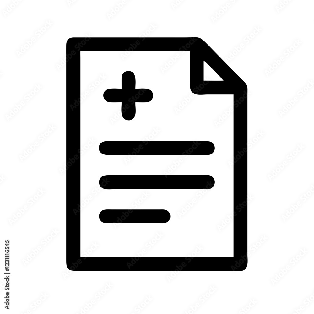 Medical Report Vector Icon – Health & Diagnosis Documentation Symbol Medical Report Vector Icon – Health & Diagnosis Documentation Symbol