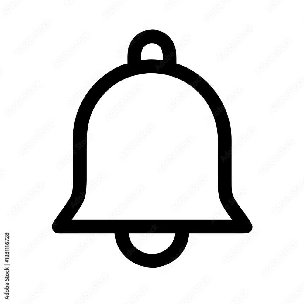 Notification Bell Vector Icon – Alert & Reminder Symbol Notification Bell Vector Icon – Alert & Reminder Symbol