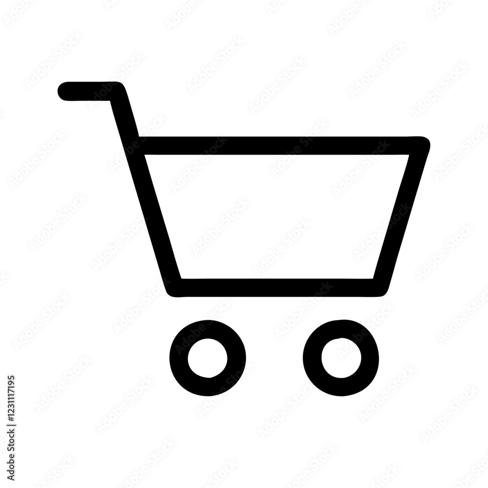 Shopping Cart Vector Icon – E-Commerce & Online Retail Symbol Shopping Cart Vector Icon – E-Commerce & Online Retail Symbol
