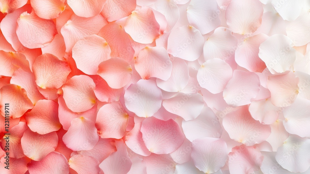 Obraz premium A close up of pink and white flower petals