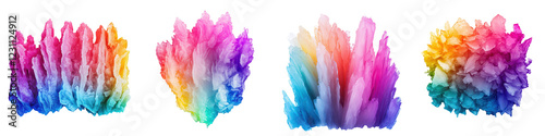 Vibrant Watercolor Abstract Patterns and Fluid Textures Evoking Dreamlike Imagination  Captivating and eye catching digital artwork featuring dynamic colorful and mesmerizing fluid effects splashes photo