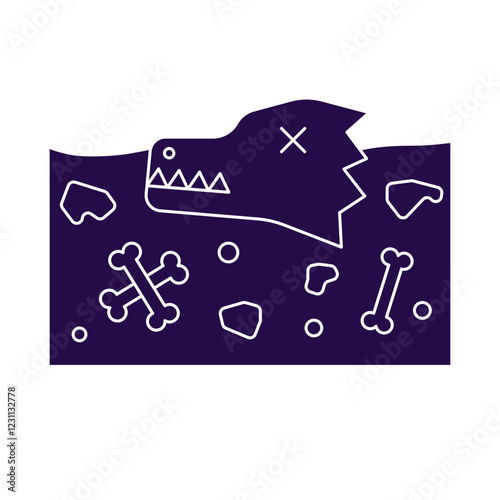 Extinct glyph icon
