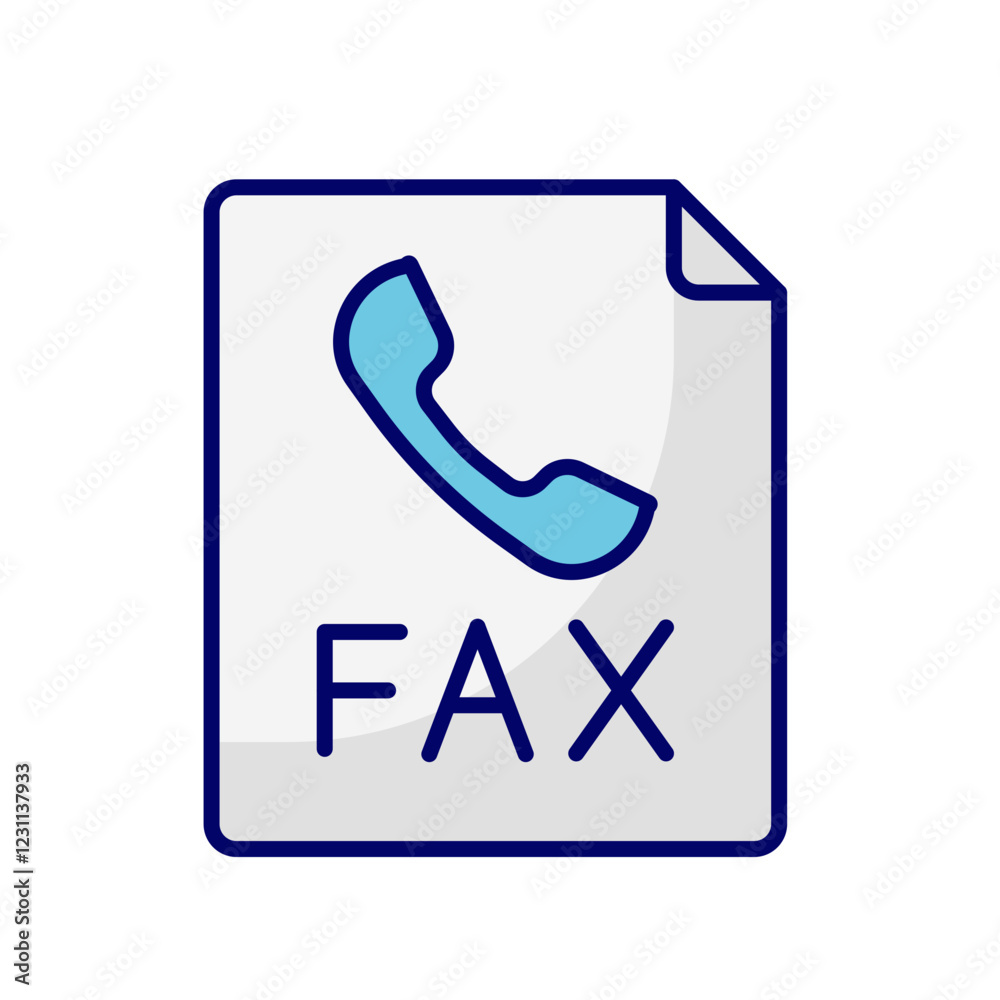 Fax icon vector Fax icon vector