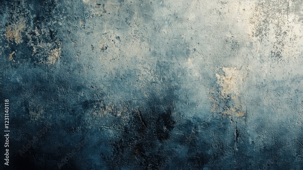 Obraz premium Abstract Textured Background in Dark Blue and Gray Tones