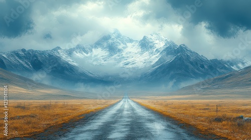 Majestic Mountain Road: A Journey Through Serene Landscapes
