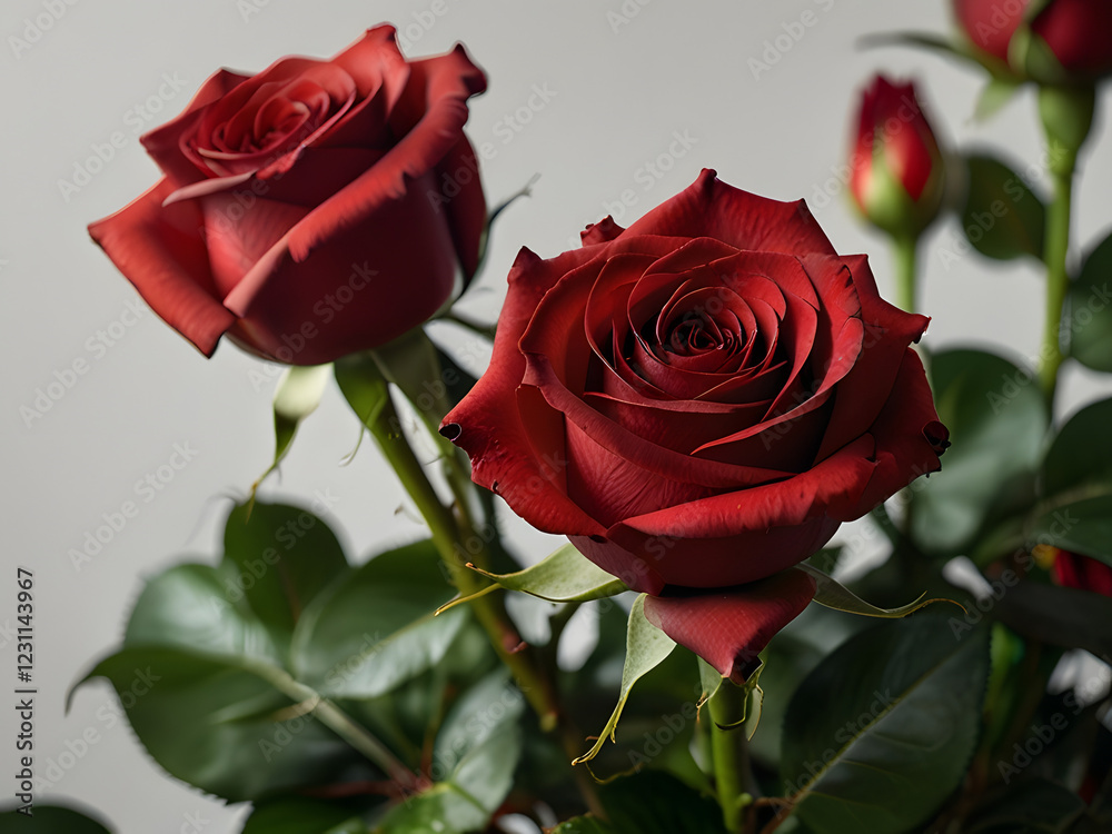 Fototapeta premium three roses