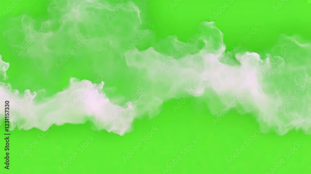 Cloud Green Screen Background. Flying Clouds Graphic Effects. Clouds ...