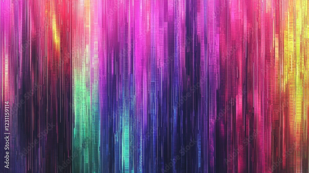 Vibrant Abstract Background with Colorful Vertical Stripes of Light Vibrant Abstract Background with Colorful Vertical Stripes of Light