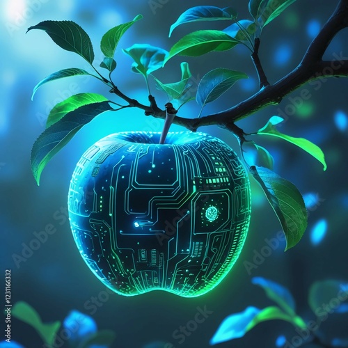 apple tree and apple