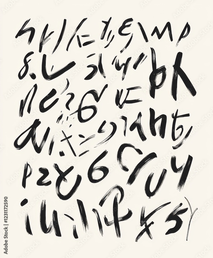 Lively handwritten font set with dynamic and expressive lettering, ideal for eye-catching logos, packaging designs, and stationery that needs a personal touch Lively handwritten font set with dynamic and expressive lettering, ideal for eye-catching logos, packaging designs, and stationery that needs a personal touch