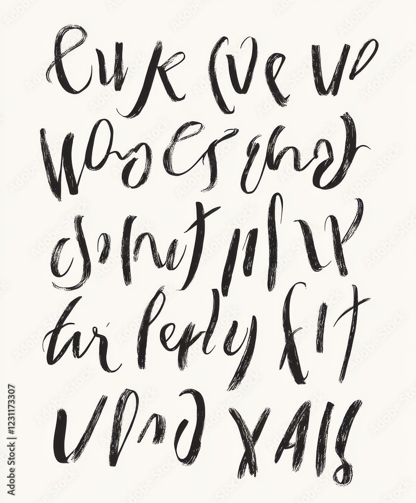 Modern handwritten fonts with bold strokes and unique character, perfect for adding a personal touch to your branding, social media, and stationery Modern handwritten fonts with bold strokes and unique character, perfect for adding a personal touch to your branding, social media, and stationery