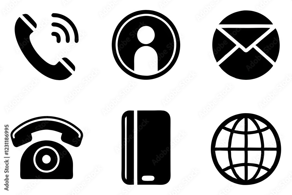Contacts Line Icons Contacts Line Icons