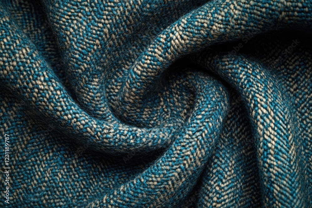Fototapeta premium High-resolution fabric textures with intricate weaves, creating a rich and tactile composition with a focus on detail and texture