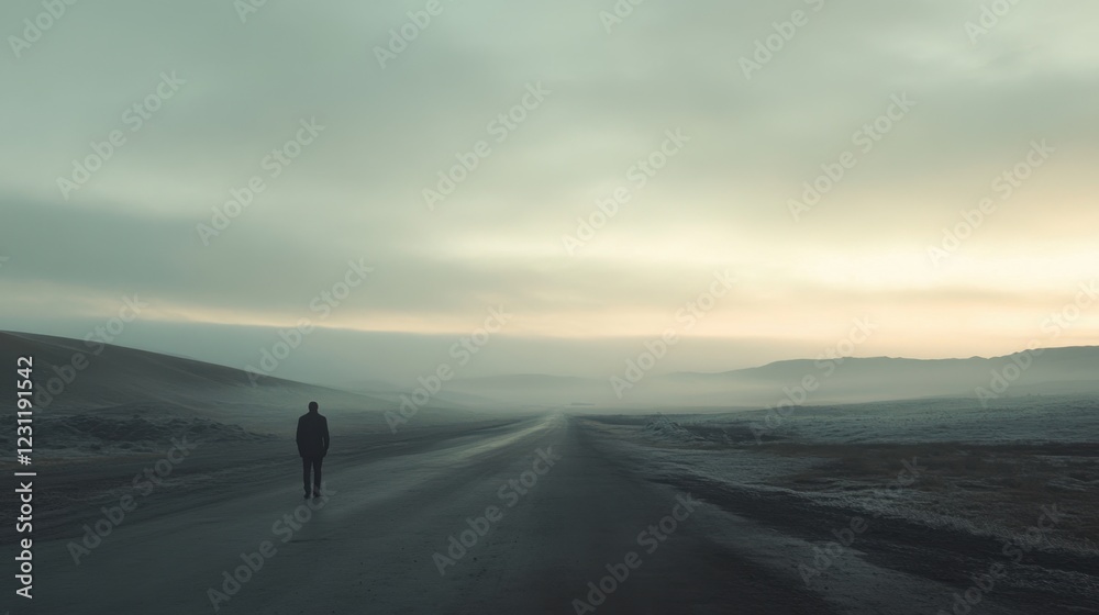 Endless Road of Solitude: A Desolate Highway for Intrepid Explorers Endless Road of Solitude: A Desolate Highway for Intrepid Explorers