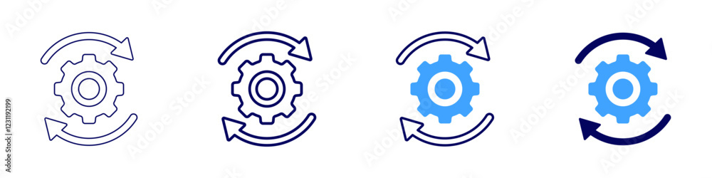 Business consulting icon in 4 different styles. Thin Line, Line, Bold, and Bold Line. Duotone style. Editable stroke Business consulting icon in 4 different styles. Thin Line, Line, Bold, and Bold Line. Duotone style. Editable stroke