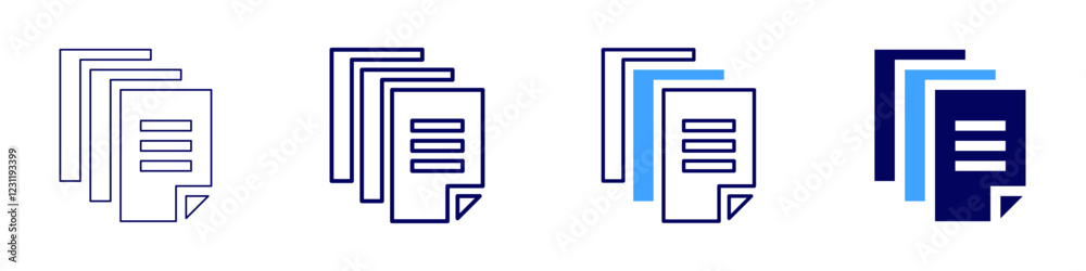 Data icon in 4 different styles. Thin Line, Line, Bold, and Bold Line. Duotone style. Editable stroke Data icon in 4 different styles. Thin Line, Line, Bold, and Bold Line. Duotone style. Editable stroke
