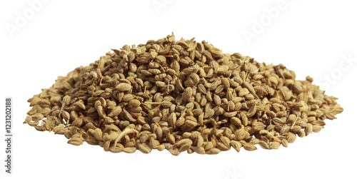 Dried Herbal Ajwain Seeds Cutout photo