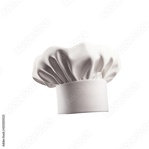chef hats isolated on white background