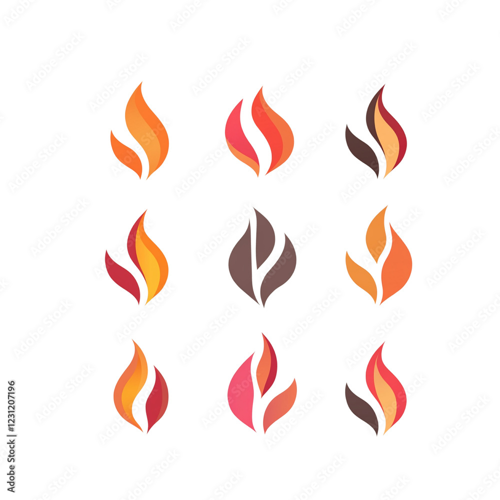 fire flames set isolated on transparent background fire flames set isolated on transparent background