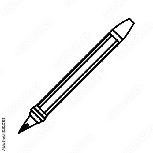 Stylus Pen Tips Vector Illustration – Essential Accessories for Digital Drawing 