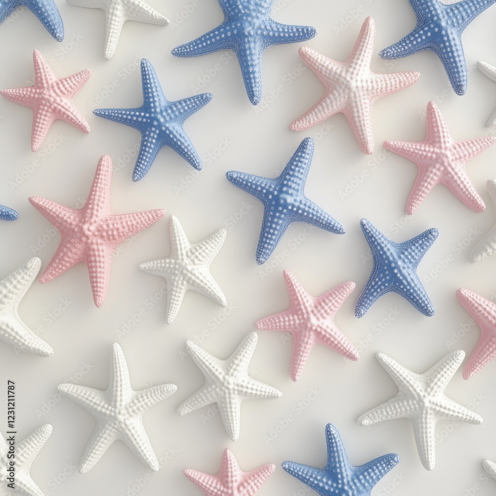 3D Starfish Isolated and White Background 3D Starfish Isolated and White Background