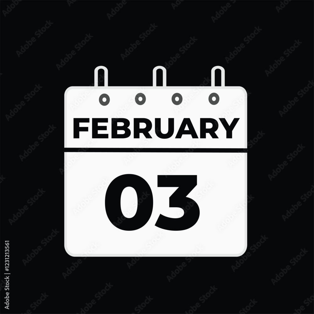 gradient and transparency concept. february 3 calendar, tear-off calendar animation for february 3 banner Illustration isolated vector sign symbol
gradient and transparency concept. february 3 calendar, tear-off calendar animation for february 3 banner Illustration isolated vector sign symbol