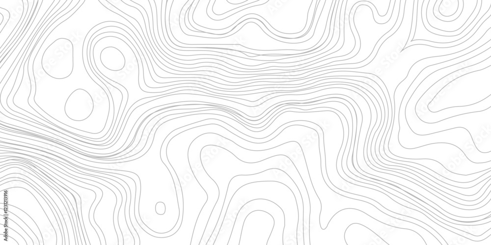 Fototapeta premium Vector geographic contour map. Background of the topographic map. Topographic map lines, contour background.