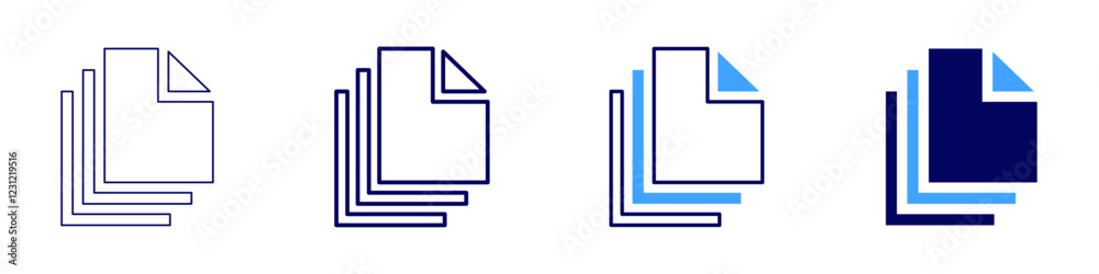 Letterhead template icon in 4 different styles. Thin Line, Line, Bold, and Bold Line. Duotone style. Editable stroke Letterhead template icon in 4 different styles. Thin Line, Line, Bold, and Bold Line. Duotone style. Editable stroke