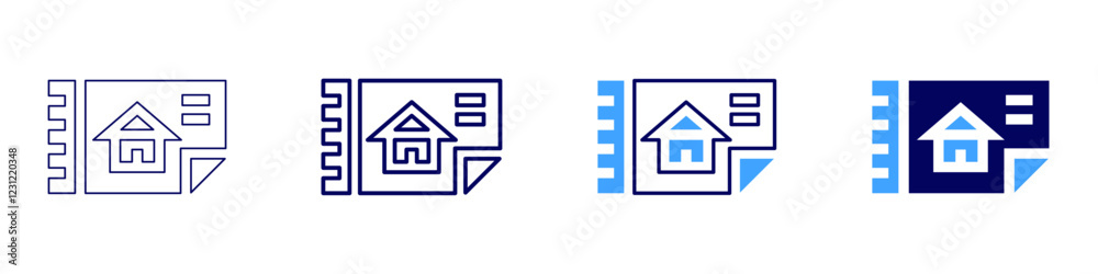 Vendor contract icon in 4 different styles. Thin Line, Line, Bold, and Bold Line. Duotone style. Editable stroke Vendor contract icon in 4 different styles. Thin Line, Line, Bold, and Bold Line. Duotone style. Editable stroke