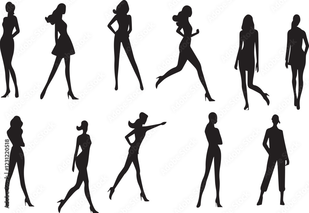 Obraz premium people silhouetee