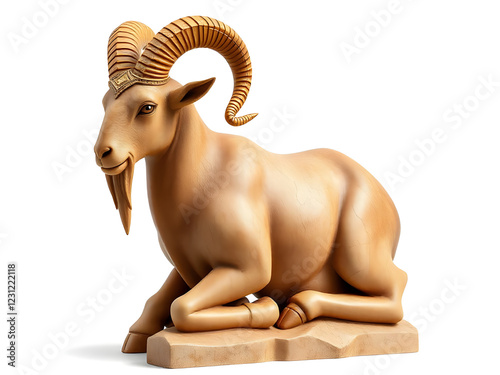 A Chinese zodiacal representation of the Earth Goat (1).