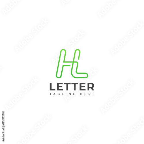Free Download Creative HL ,LH letter logo design  - GFXLoad