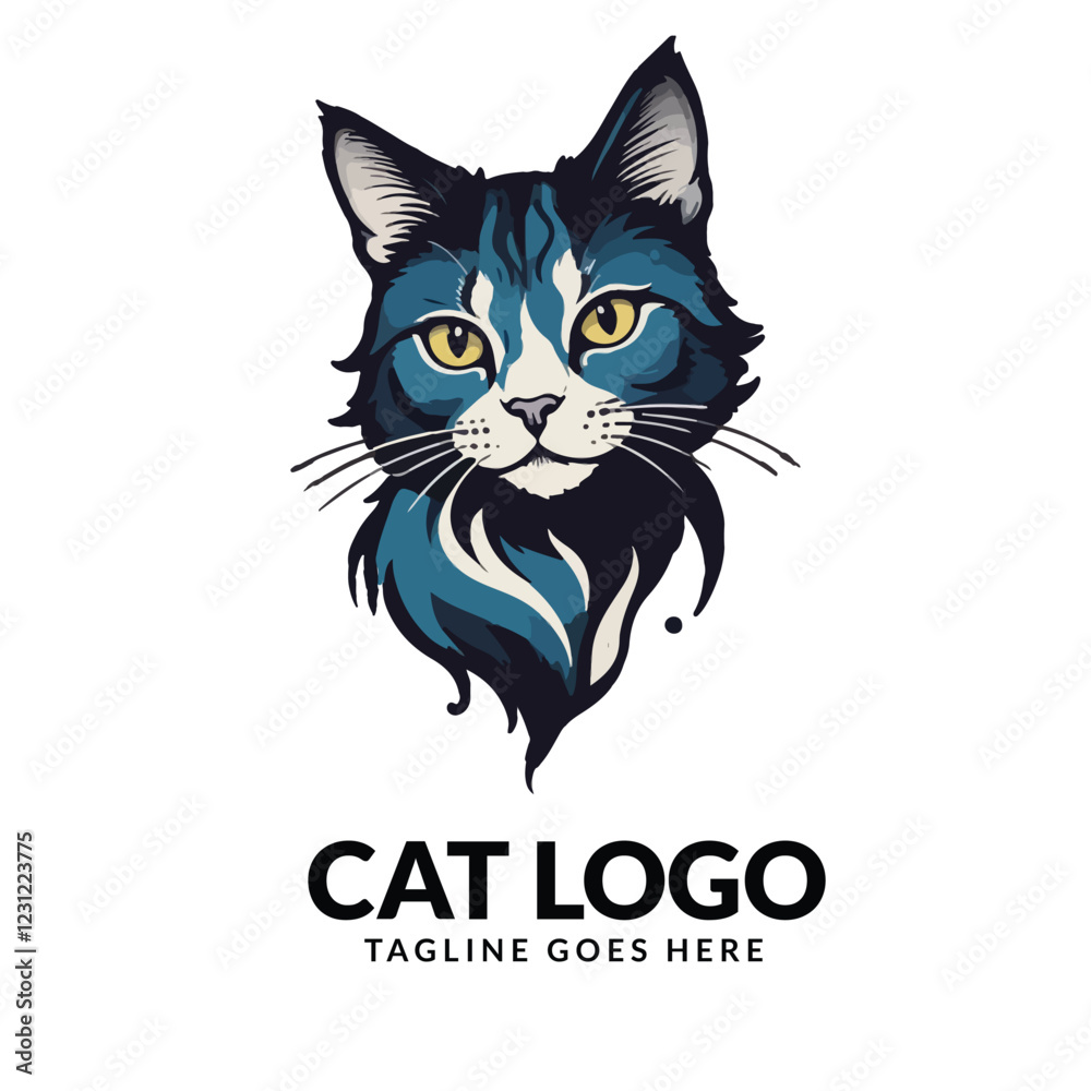 cat vector illustration. Cute Cat logo design idea. Adorable pet logo
cat vector illustration. Cute Cat logo design idea. Adorable pet logo