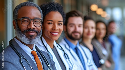 Healthcare professionals gather at a conference to discuss advancements in medical practices and patient care strategies
