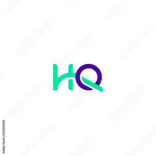 Creative HQ, QH letter logo design