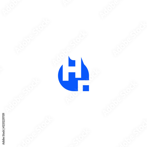 Creative HQ, QH letter logo design