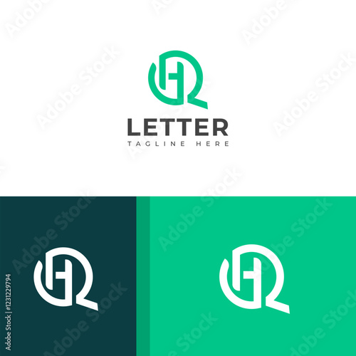 Creative HQ, QH letter logo design