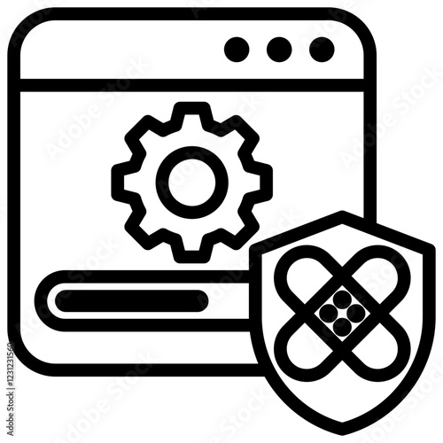 Software Patch Outline Icon