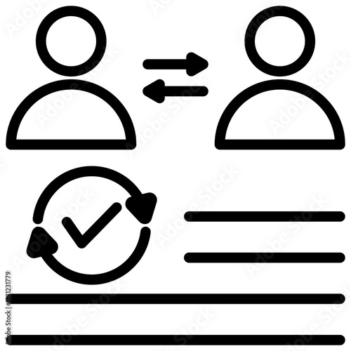 Peer Review Outline Icon
