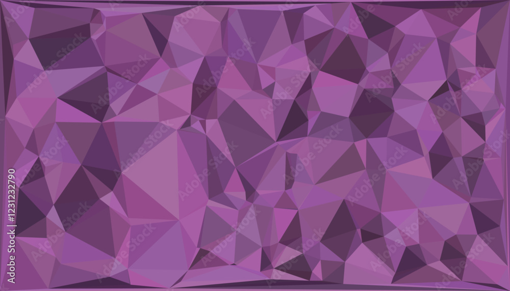 Obraz premium Abstract Polygonal Background with Geometric Shapes in Vibrant Colorful Design, Modern Digital Artwork for Websites, Technology, and Creative Projects