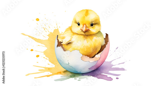 easter chicken with egg