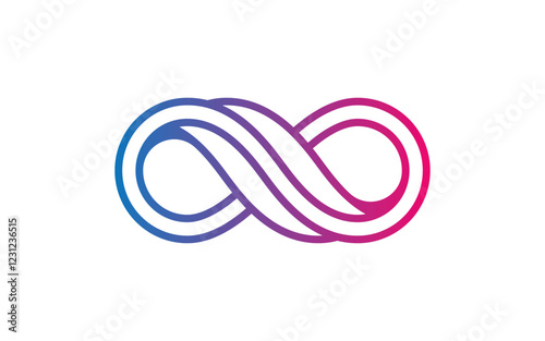 Infinity Loop motion Design Vector icon illustration