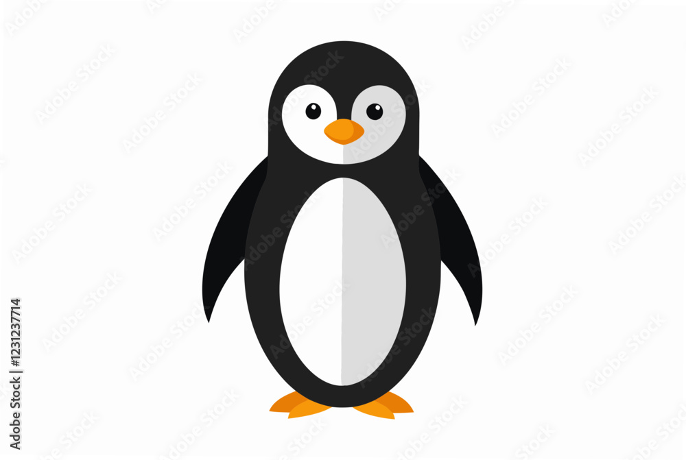 Fototapeta premium penguin on a white background
