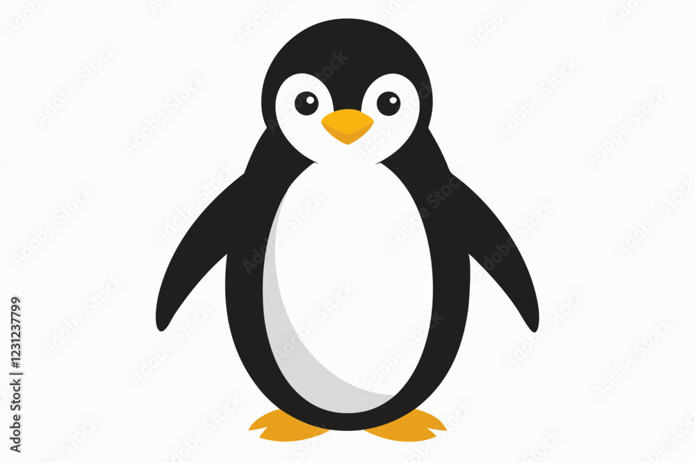 Obraz premium penguin on a white