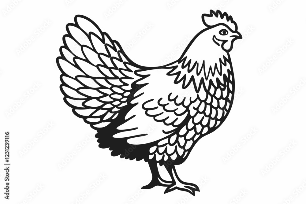 rooster isolated on white rooster isolated on white