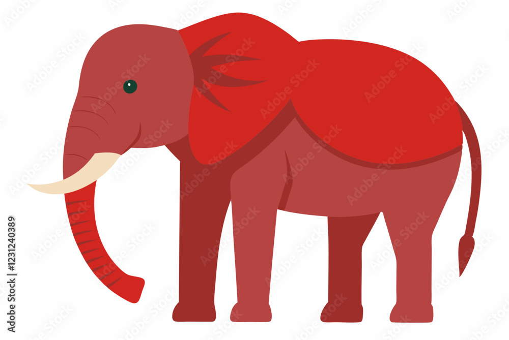 Fototapeta premium elephant with heart