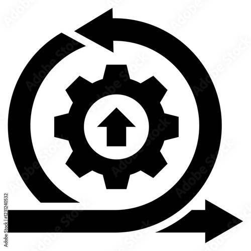 Agile Development Glyph Icon