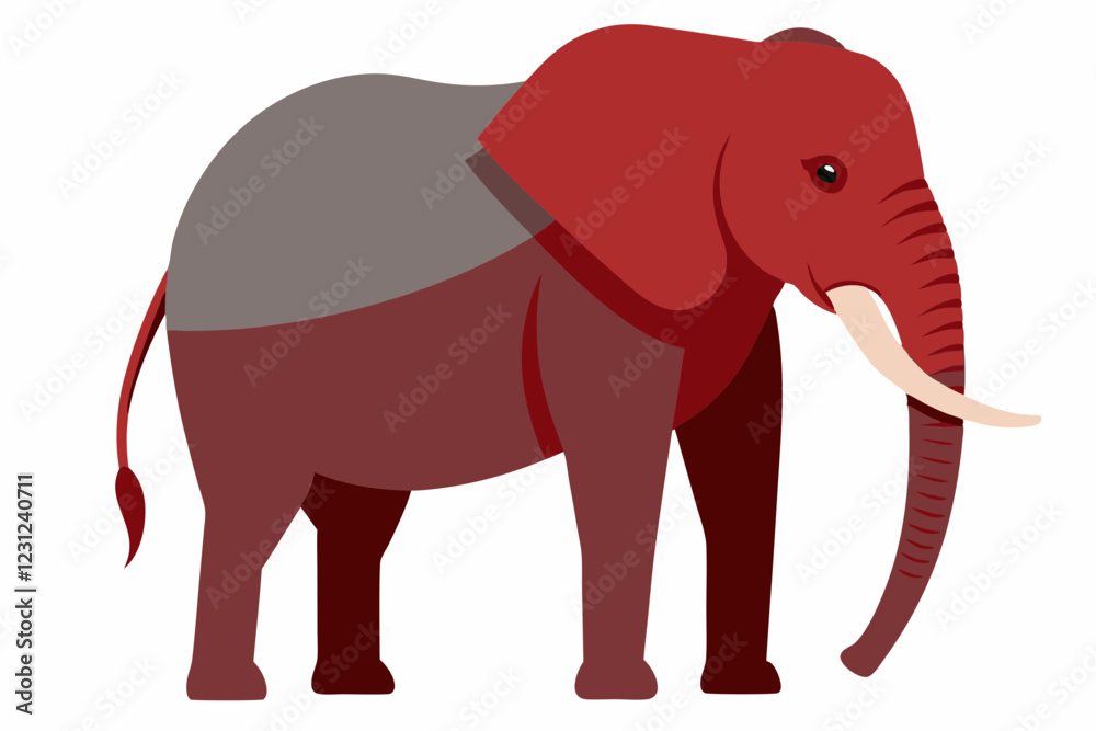 Fototapeta premium elephant cartoon illustration